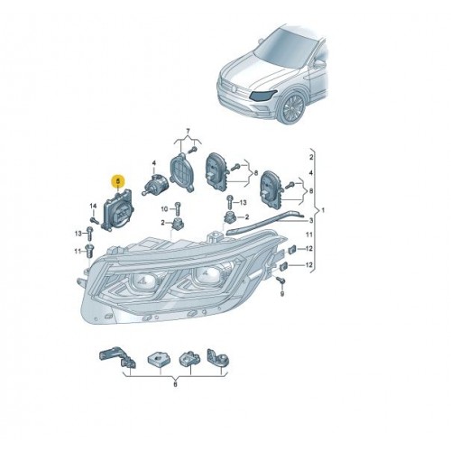 992941572CG SKODA LED FAR BEYNİ KODLU